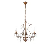 Lampy sufitowe - ONLI - Żyrandol na łańcuchu TERESA 3xE14/6W/230V brąz - miniaturka - grafika 1