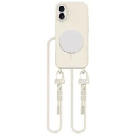 Etui i futerały do telefonów - Etui TECH-PROTECT MagNecklace MagSafe do Apple iPhone 16 Kremowy - miniaturka - grafika 1