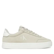 Sneakersy damskie - Sneakersy Calvin Klein Jeans Classic Cupsole Mix In YW0YW01767 Szary - miniaturka - grafika 1