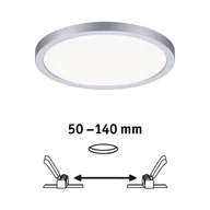 Oprawy, klosze i abażury - Paulmann panel LED Areo 4 000 K chrom 17,5cm - miniaturka - grafika 1