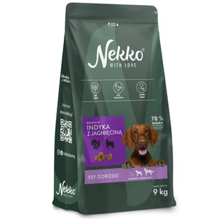 NEKKO GF Adult Średnie Duże Rasy Indyk Jagnięcina Sucha Karma Dla Psa 9kg - Sucha karma dla psów - miniaturka - grafika 1