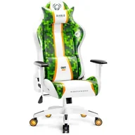 Fotele gamingowe - Fotel DIABLO CHAIRS X-One 2.0 Small Biało-zielony - miniaturka - grafika 1