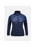 Kurtki damskie - Damska kurtka puchowa Peak Performance W Helium Down Hybrid Jack granatowy M - miniaturka - grafika 1