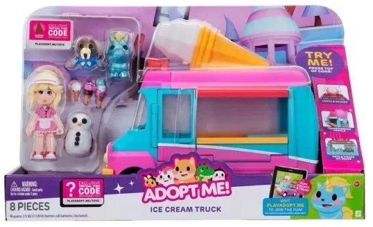 Adopt Me! Feature Vehicle Ice Cream Truck - Functional ice cream truck