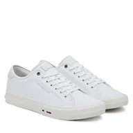 Trampki męskie - Tenisówki Tommy Hilfiger Th Hi Vulc Street Stitch FM0FM05645 Biały - miniaturka - grafika 1