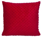 Poszewki na poduszki - Poszewka 40x40 Minky czerwona 7 - miniaturka - grafika 1