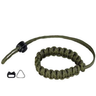 Genesis Gear Pasek nadgarstkowy paracord zielony - Torby fotograficzne i futerały - miniaturka - grafika 1
