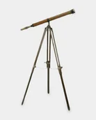 Dekoracje domu - Duża Luneta Mosiężna na Trójnogu - miniaturka - grafika 1