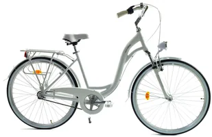 Rower Dallas City Alu 28" 3spd - biały - Rowery - miniaturka - grafika 1