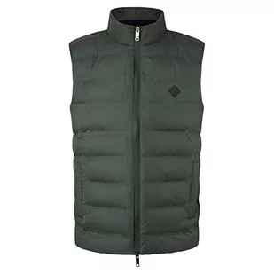 Hackett London Męska kamizelka LW, zielona (ciemnozielona), L, Zielony (ciemnozielony), L - Garnitury - miniaturka - grafika 1