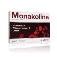 Witaminy i minerały - Alg Pharma, Monakolina, 30 tab. - miniaturka - grafika 1