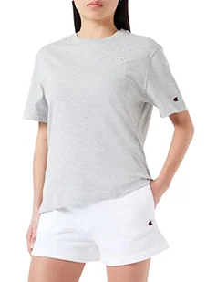Champion T-shirt damski, Jasnoszary melanż (Lngym), M - Koszulki i topy damskie - miniaturka - grafika 1
