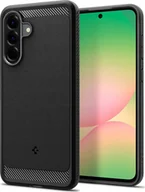 Etui i futerały do telefonów - Spigen Etui Rugged Armor do Galaxy A56 5G, czarne - miniaturka - grafika 1