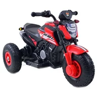 Pojazdy elektryczne dla dzieci - Import SUPER-TOYS MOTOR ŚCIGACZ NA POMPOWANYCH KOŁACH DWA SILNIKI SUPER NOWOŚĆ/TK103 TK-103-AIR-CZERWONY - miniaturka - grafika 1