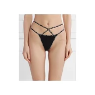 Majtki damskie - Karl Lagerfeld Figi brazylijskie mini logo strappy brief - miniaturka - grafika 1