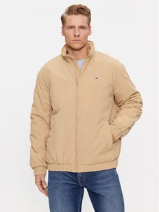 Tommy Jeans Kurtka bomber Essential DM0DM17238 Beżowy Relaxed Fit - Kurtki męskie - miniaturka - grafika 1