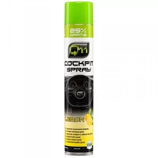 Q11 Q11 Kokpit Spray Lemon Połysk 750ml Preparat nabłyszczający do plastików D41-1732 - Kosmetyki samochodowe - miniaturka - grafika 1
