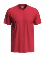 Koszulki męskie - Koszulka męska T-shirt ST2300 Stedman Classic V Men Scarlet Red M - miniaturka - grafika 1