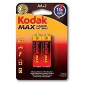 Baterie i akcesoria - Bateria AA/LR6 1,5 V KODAK MAX 2 szt. - miniaturka - grafika 1