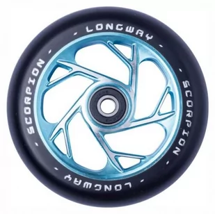 Longway Longway Scorpion 110mm kółko do hulajnogi wyczynowej Teal 50808 - Akcesoria do skatingu - miniaturka - grafika 1