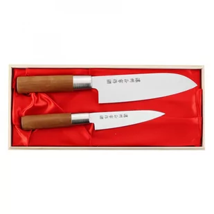 Satake Satake Masamune Zestaw nóż uniw + Santoku HG8781W - Noże kuchenne - miniaturka - grafika 1