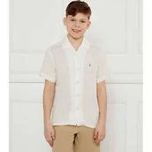 Bluzki dla chłopców - POLO RALPH LAUREN Lniana koszula | Loose fit - miniaturka - grafika 1