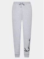Spodnie sportowe męskie - Karl Kani Spodnie dresowe 6004738 Szary Wide Fit - miniaturka - grafika 1