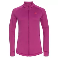 Bluzy sportowe damskie - Bluza techniczna rozpinana damska Odlo BERRA - miniaturka - grafika 1