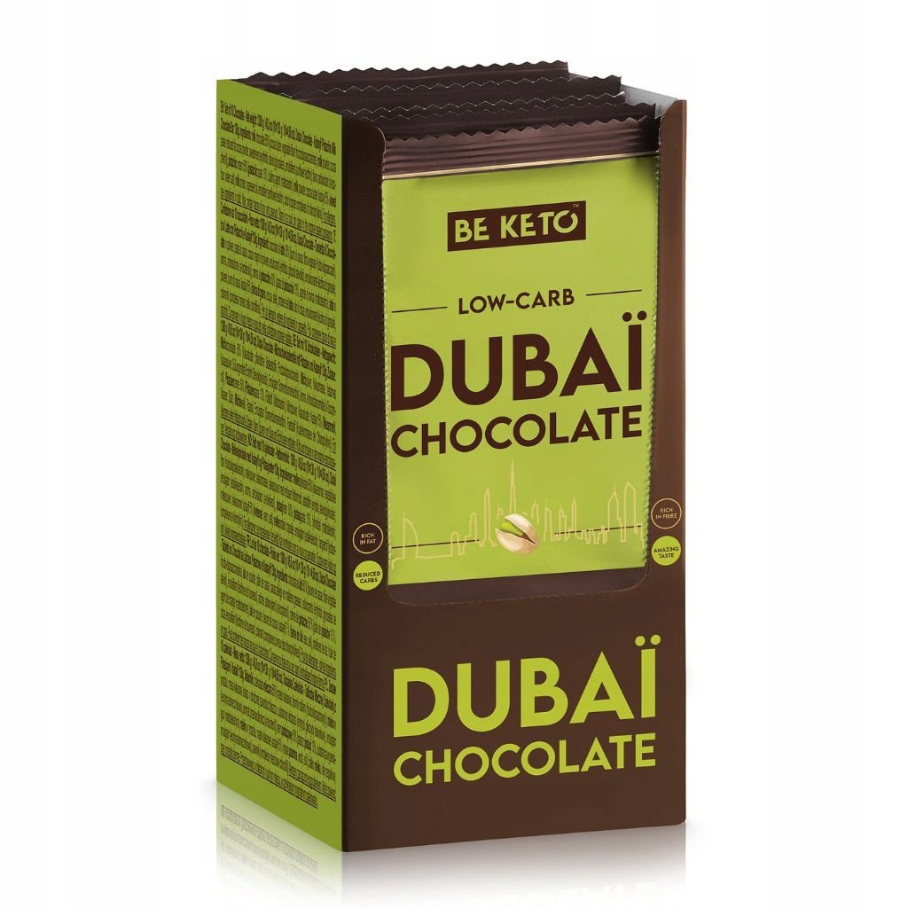 BeKeto Keto Dubaï Czekolada 130g x10