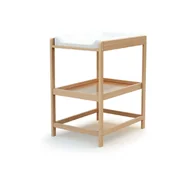 Przewijaki - AT4 - Przewijak z 1 półką drewnianą COMFORT Buk lakierowany - miniaturka - grafika 1