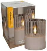 Świece - Świeca LED w szkle 12,5cm z efektem żywego płomienia na baterie, z timerem - miniaturka - grafika 1