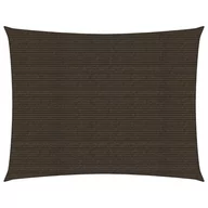 Parasole ogrodowe - vidaXL Żagiel przeciwsłoneczny, 160 g/m, brązowy, 3x4,5 m, HDPE vidaXL - miniaturka - grafika 1