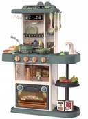 Zabawki AGD - KUCHNIA DLA DZIECI KUCHENKA 43 ELEMENTY AKCESORIA - miniaturka - grafika 1