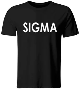 Koszulka SIGMA, Śmieszny T-shirt dla prawdziwego Sigmy, roz. L - Koszulki męskie - miniaturka - grafika 1