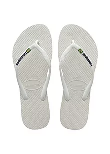 Havaianas Damskie japonki Slim Brasil z logo, biały, 33/34 EU - Klapki i japonki damskie - miniaturka - grafika 1