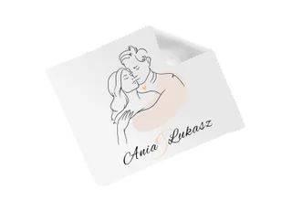 Ściereczka personalizowana do okularów z imionami - 1 szt. - Akcesoria do okularów - miniaturka - grafika 1