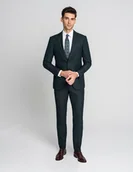 Spodnie męskie - spodnie do zestawu foresta zielony ssf - miniaturka - grafika 1