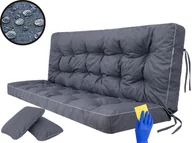 Poduszki ogrodowe - Poduszka na huśtawkę ogrodową, Pola, Granatowa, 180 cm - miniaturka - grafika 1