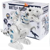 Roboty dla dzieci - Duży Dinozaur Robot Trex Chodzi Ryczy Świeci Zieje - miniaturka - grafika 1