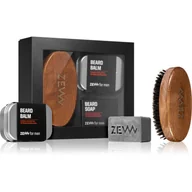 Zestawy kosmetyków męskich - Zew for men Zadbany Brodacz zestaw balsam do brody 80ml + mydło do brody 85ml + Szczotka Brodacza do profesjonalnej pielęgnacji zarostu) - miniaturka - grafika 1