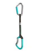 Sprzęt wspinaczkowy - Ekspres wspinaczkowy Climbing Technology Salto Set UL 17 cm - titanium/acquamarine - miniaturka - grafika 1