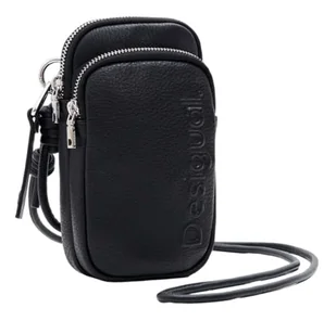 Desigual Women's Accessories PU SMALL Bi-Fold Wallet, czarny, czarny, 17 - Portfele - miniaturka - grafika 1