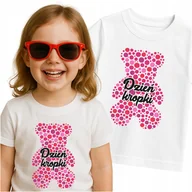 Moda i Uroda OUTLET - KOSZULKA DZIEŃ KROPKI DO SZKOŁY PRZEDSZKOLA DLA DZIEWCZYNKI - miniaturka - grafika 1