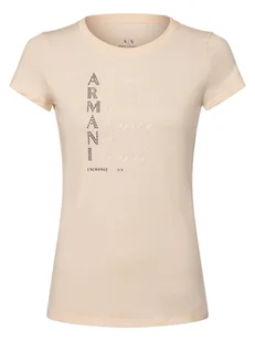 Armani Exchange T-shirt damski Kobiety Bawełna różowy nadruk, S - Koszulki i topy damskie - miniaturka - grafika 1