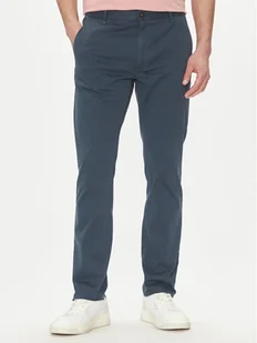BOSS Chinosy 50536840 Niebieski Slim Fit - Spodnie męskie - miniaturka - grafika 1