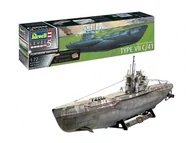 Modele do sklejania - Revell Model plastikowy Niemiecka łódź podwodna typ VII C/41 1/72 ! GXP-682678 - miniaturka - grafika 1