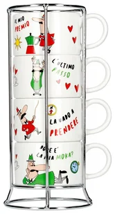 Bialetti Italia Do Cappuccino 4 x 200 ml biały - Akcesoria i części do ekspresów do kawy - miniaturka - grafika 1