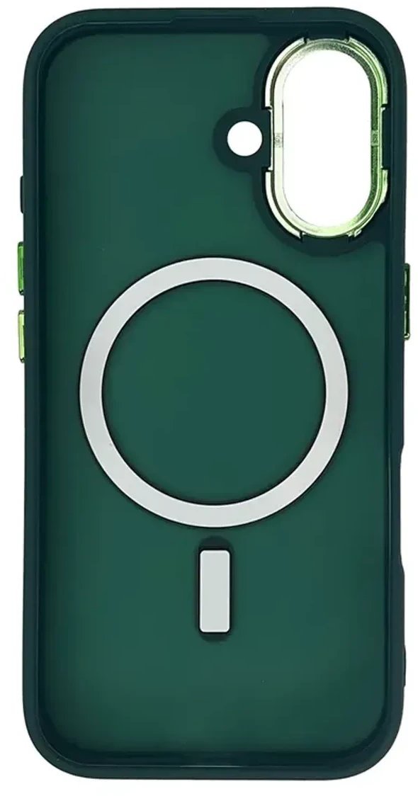 Etui Wozinsky Fashion Case z MagSafe na Samsung Galaxy S24 FE - zielone