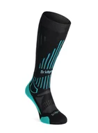 Skarpety termoaktywne - Skarpety narciarskie damskie Bridgedale Ski Lt Merino E Pattern - black/blue - miniaturka - grafika 1