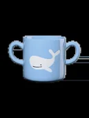 Kubki dla dzieci - ASA Kubek dziecięcy Buddies 250ml wieloryb - miniaturka - grafika 1